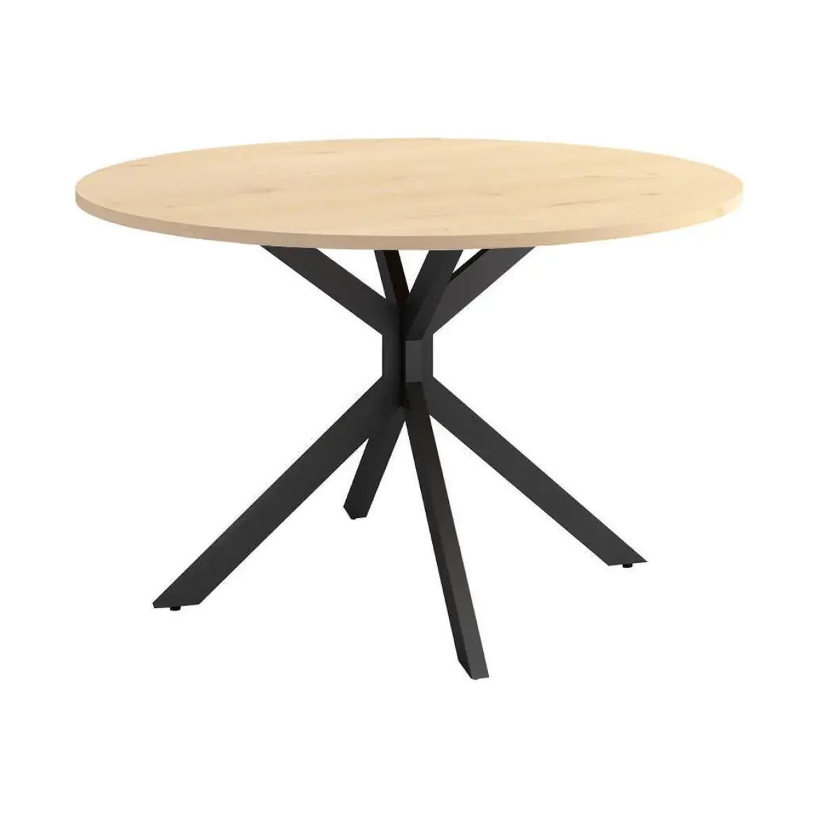 Mesa Wako Circular 100 cm Estuctura Negra BOGAL CNG050N