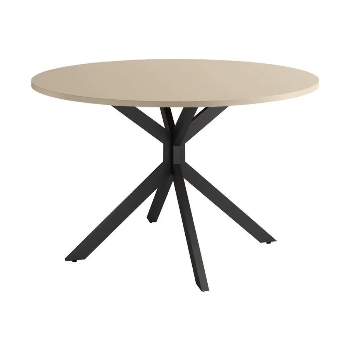 Mesa Wako Circular 100 cm Estuctura Negra BOGAL CNG050N