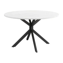 Mesa Wako Circular 120 cm Estuctura Negra BOGAL CNG051N