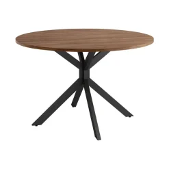 Mesa Wako Circular 120 cm Estuctura Negra BOGAL CNG051N