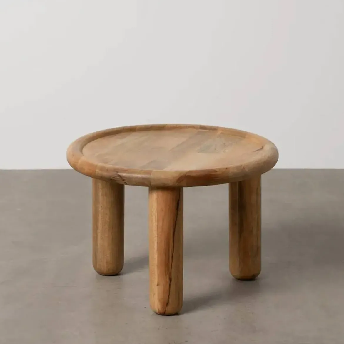 Mesita de 50 cm de Madera de Mango Natural 613008