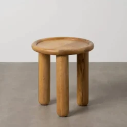 Mesita de 42 cm de Madera de Mango Natural 613007