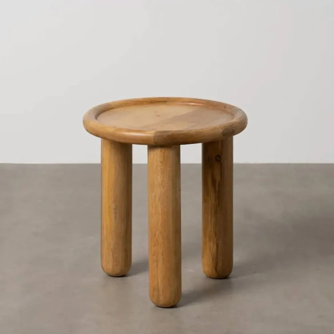 Mesita de 42 cm de Madera de Mango Natural 613007