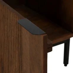 Mesita de Dormitorio en Madera de Mango y Hierro 50 cm 612714