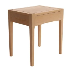 Mesita de Noche con Cajón en Fresno Natural VEDIA CG2120FN