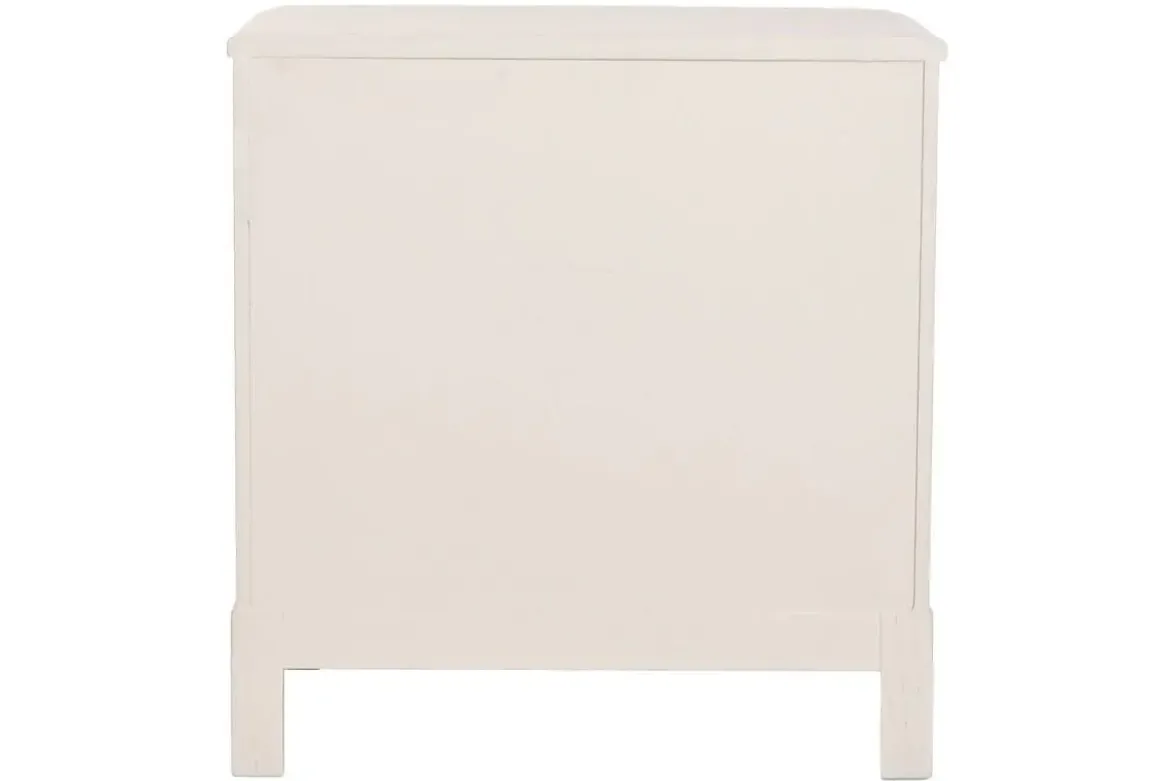 Mesita de Noche con 2 Cajones MDF y Metal MB-220062