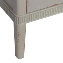 Mesita de Noche de Madera Natural con 3 Cajones 615203