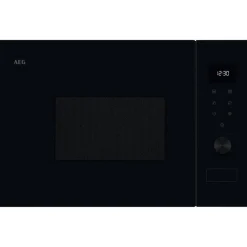Microondas AEG OS5MG20EB 20L con Grill 1000W Cristal Negro Integrable