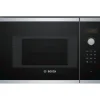 Microondas BOSCH Integrable/ Encastrable 38 cm Cristal Negro/Inox Display LED BOSCH BEL523MS0