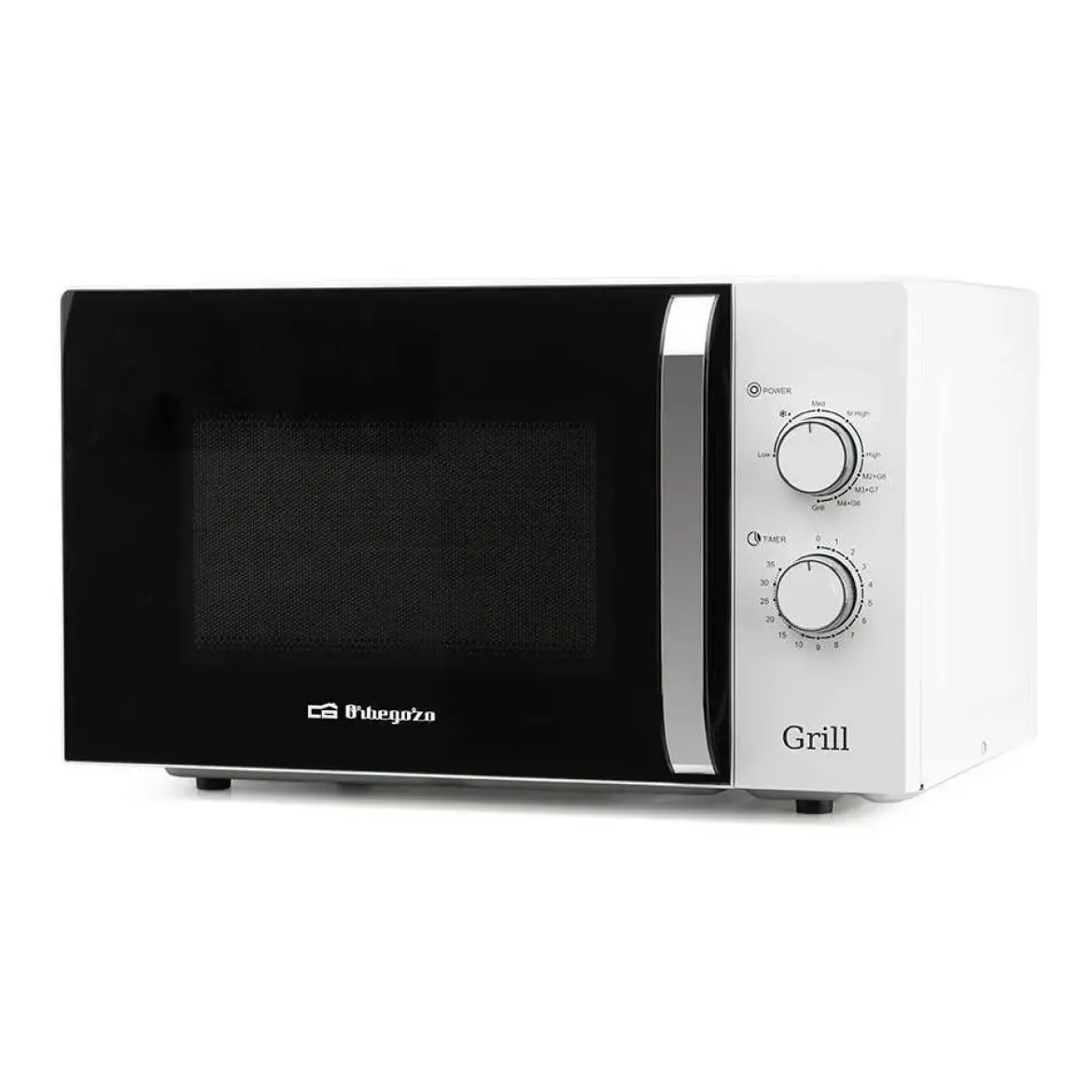 Microondas con Grill 30L 950W 1200W ORBEGOZO MIG3022