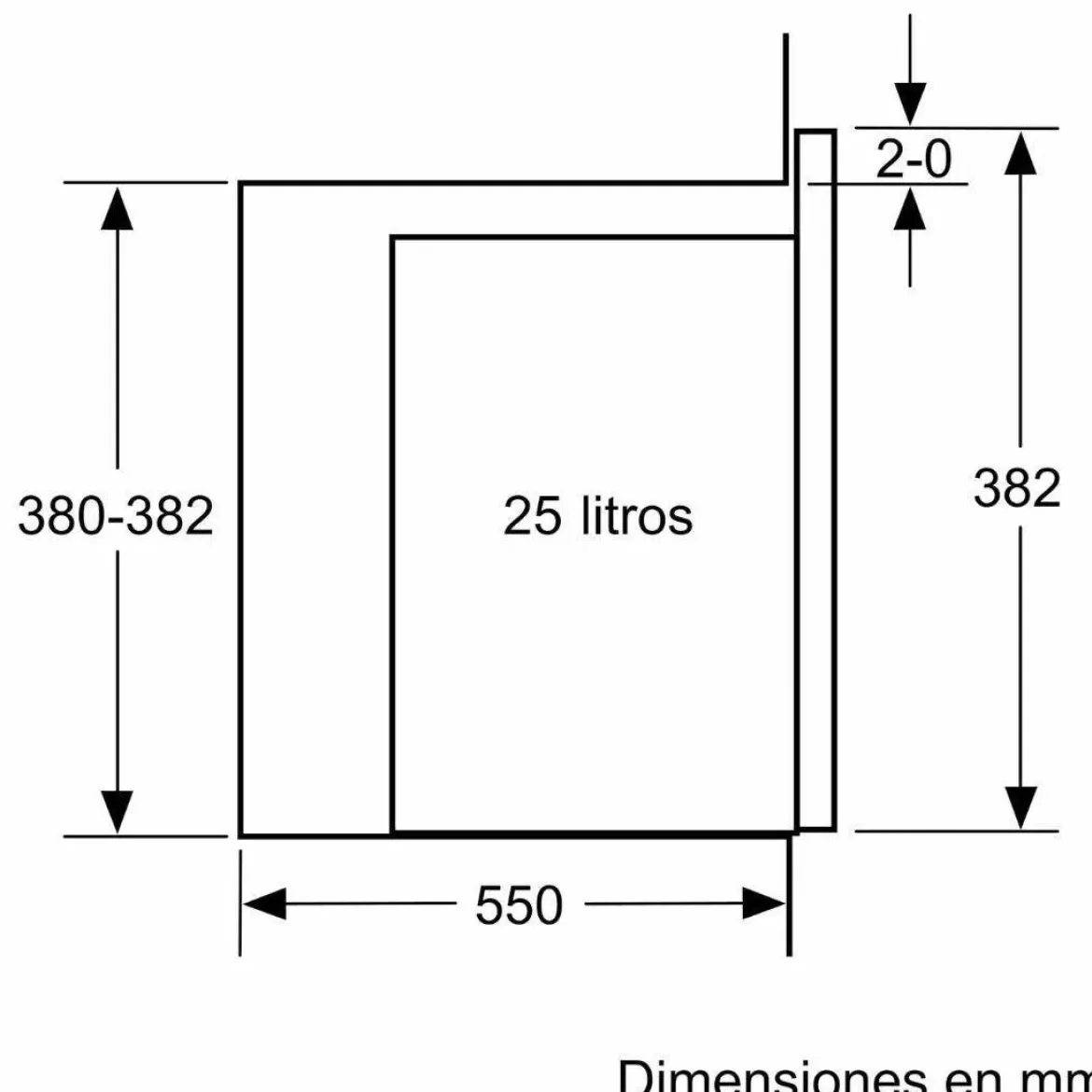 Microondas Cristal Negro Bosch BEL554MB0