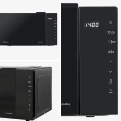 Microondas HISENSE H23MOBS5HG4 23L con Grill 1000W Negro Libre Instalación
