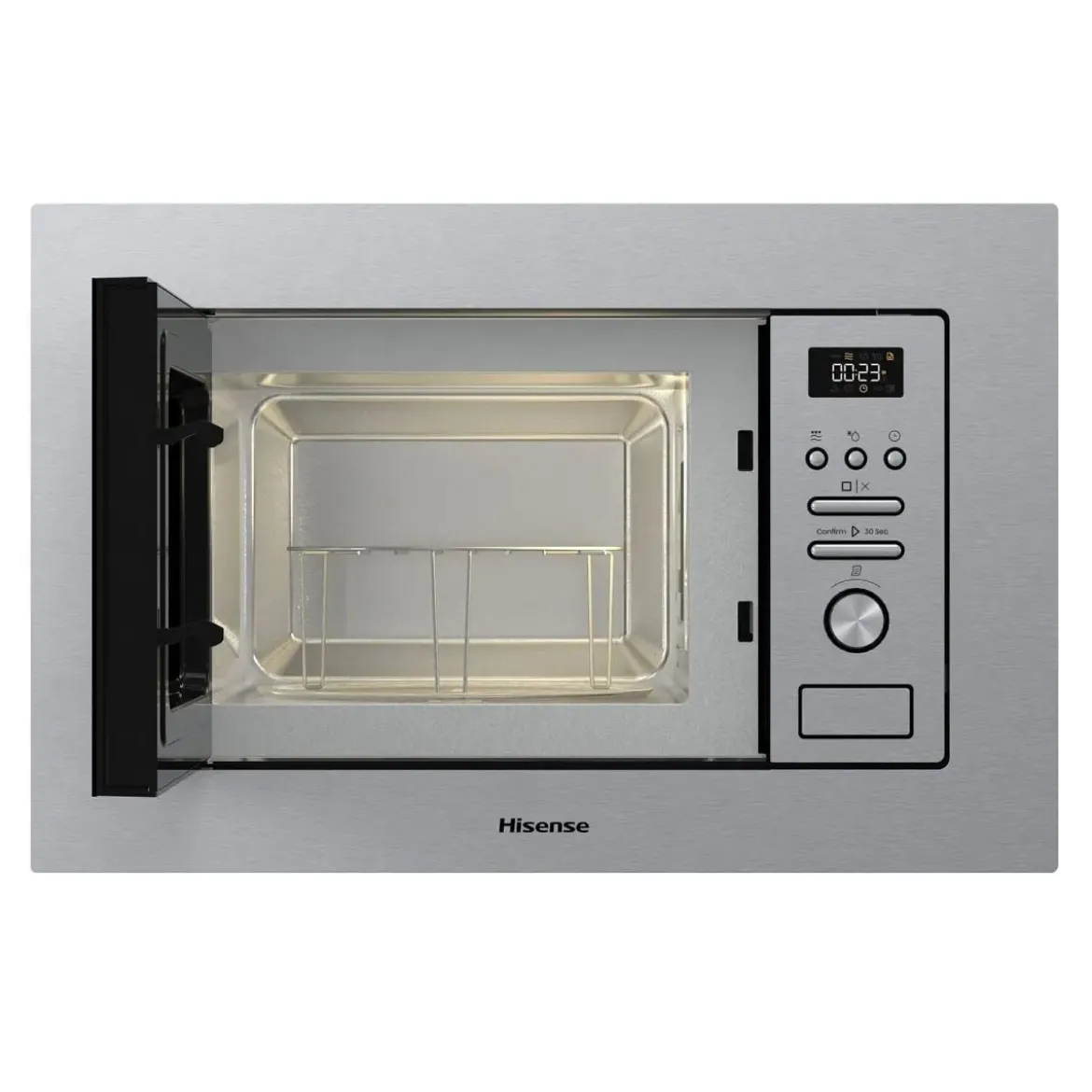Microondas Hisense Integrable 20L Grill Inox BIM320G41X