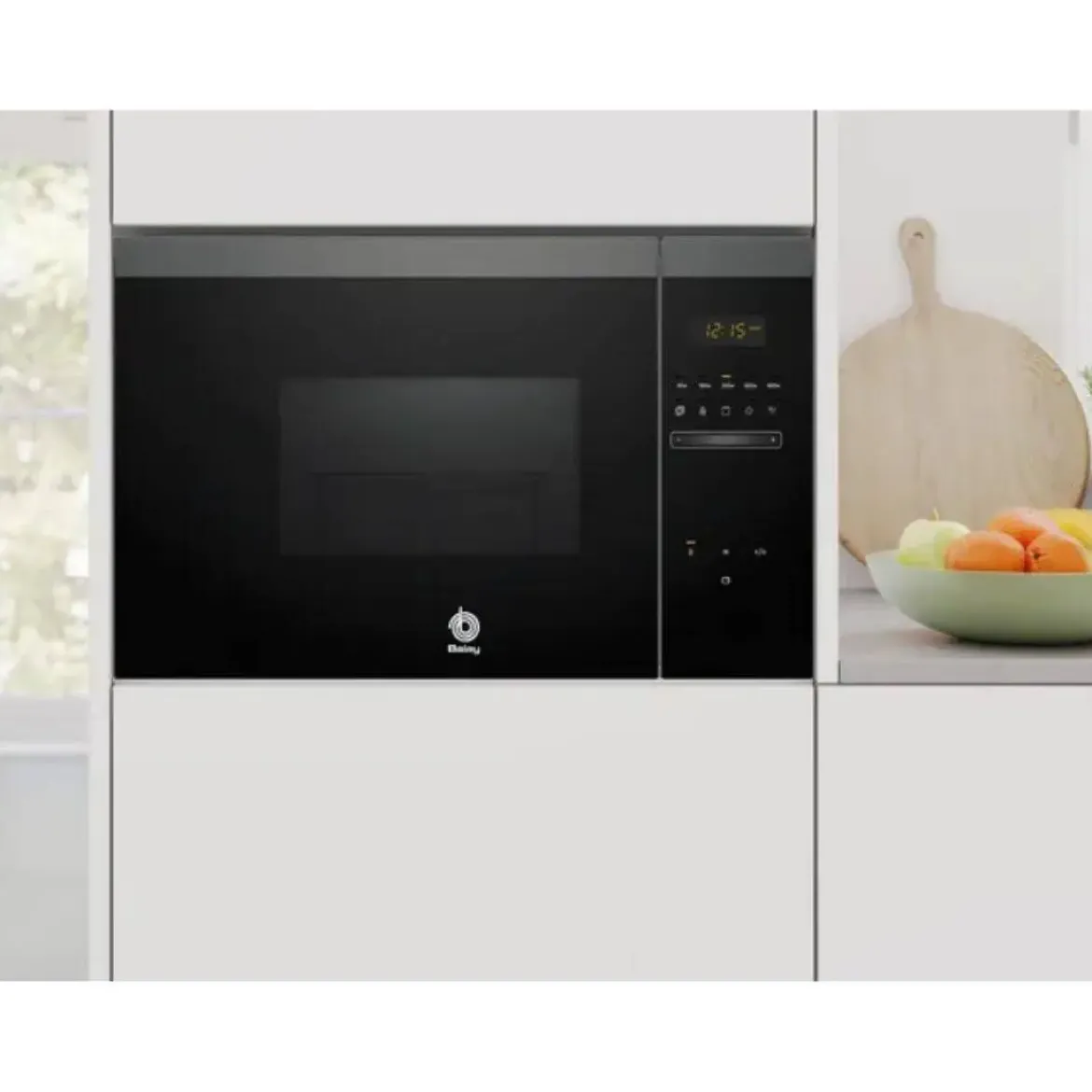 Microondas integrable Balay cristal negro grill 25L 3CG4175G3