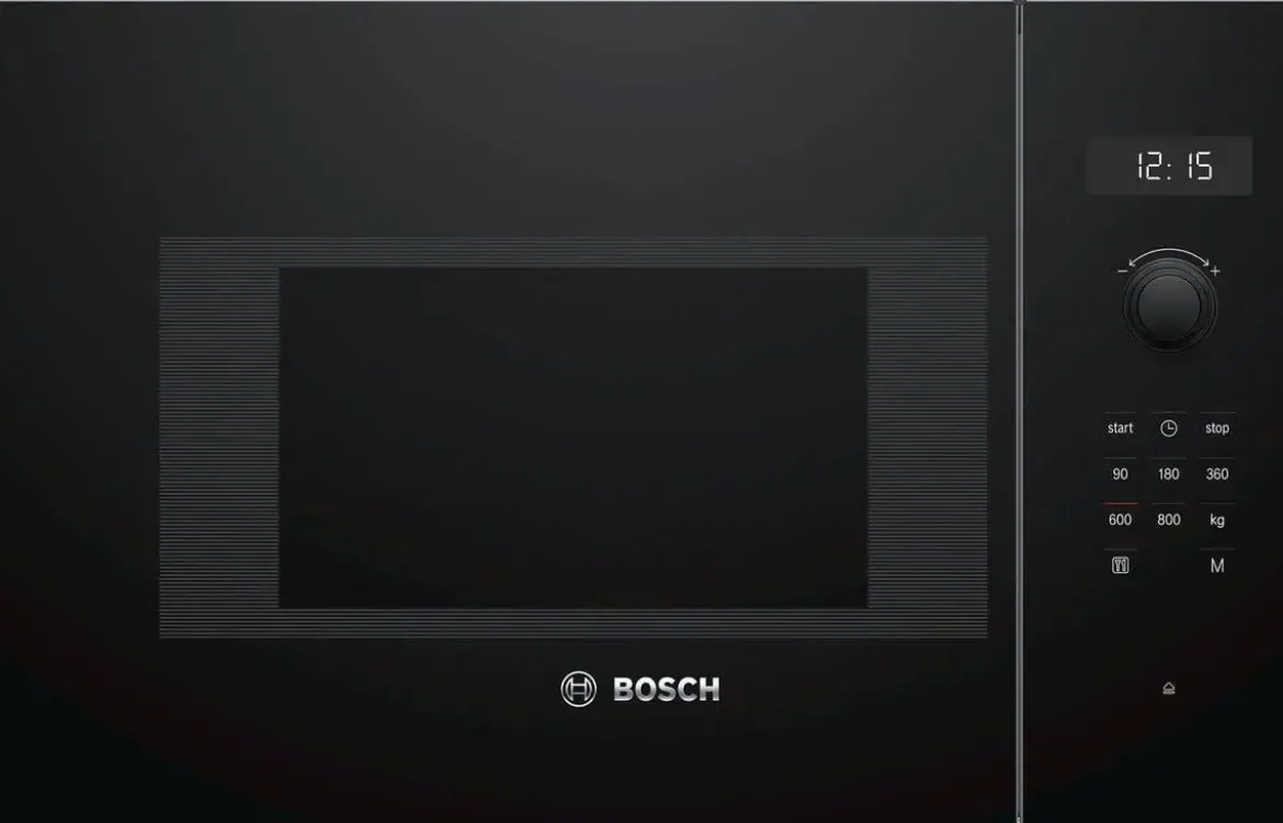 Microondas integrable Bosch 20L sin marco cristal negro BFL524MB0
