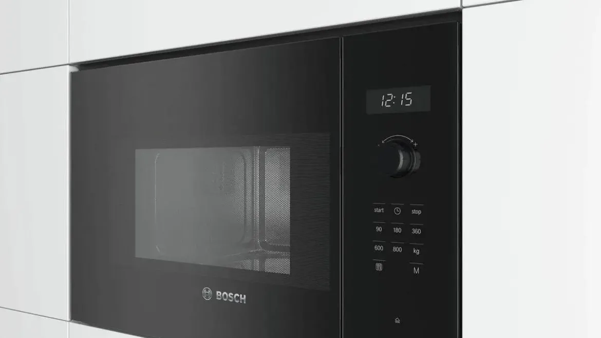 Microondas integrable Bosch 20L sin marco cristal negro BFL524MB0