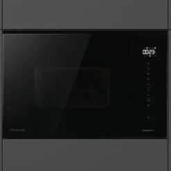 Microondas Integrable Cristal Negro 25L con Grill HISENSE BIM325GI63DBG