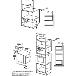 Microondas Integrable INFINITON 25L 800W IMW-DD2S