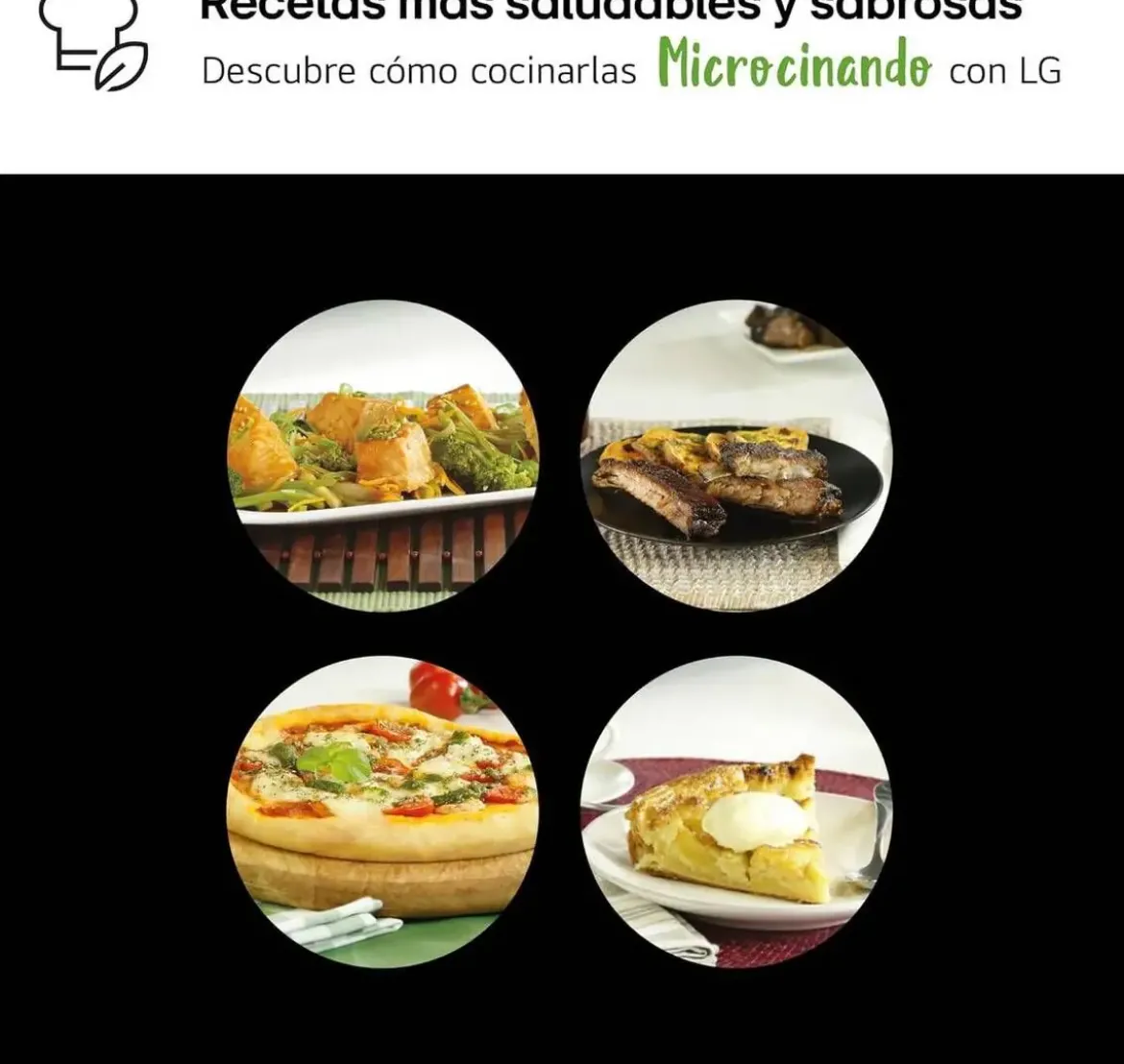 Microondas LG 30 Litros Negro con Grill y Control Táctil MH7032JAB