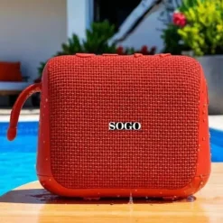 Mini Altavoz Sogo Bluetooth 5W IP67 Rojo ALT SS 8690