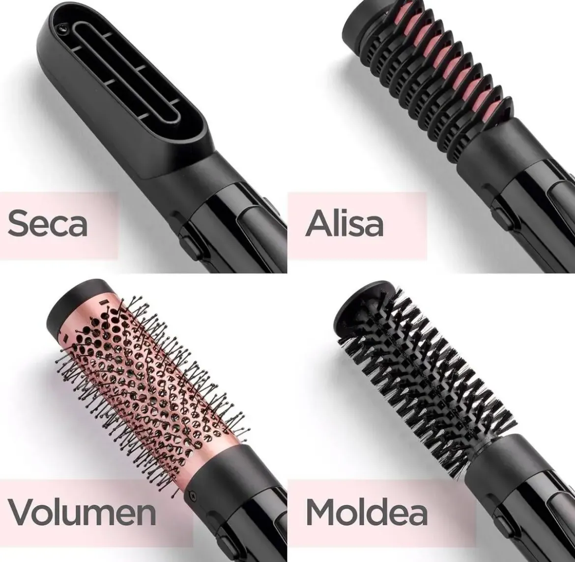Moldeador Babyliss 1000W 3 Accesorios Negro AS126E