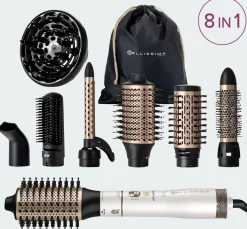 Moldeador Bellissima Air Wonder 8 en 1, 1000W, Iónico 11847