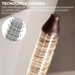 Moldeador Bellissima Prodigy 1200W Coanda 3 Velocidades, Aire Frío 11956