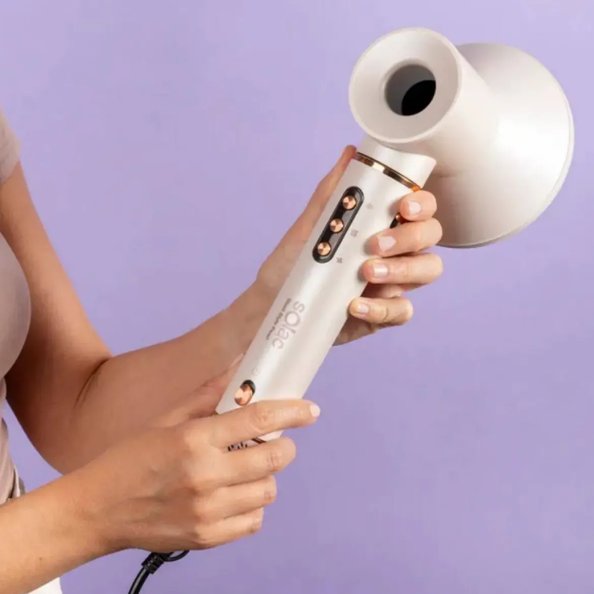 Moldeador de Pelo Aire Glam 6 en 1 1400W Efecto Coanda SOLAC MD7406