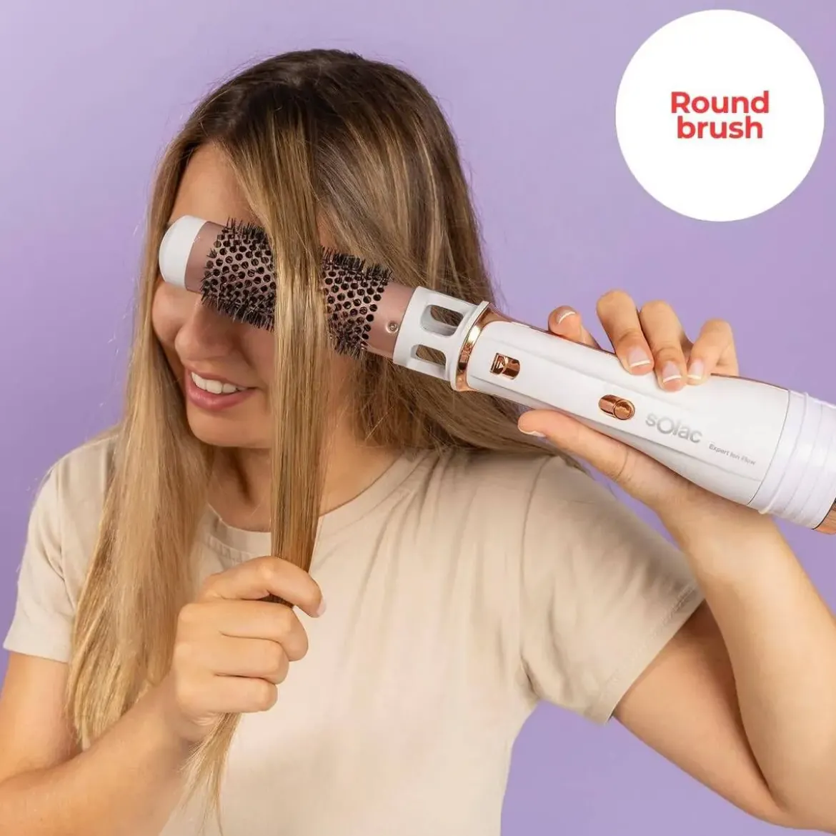Moldeador de Pelo 5 en 1 con Tecnología Iónica SOLAC MD7405