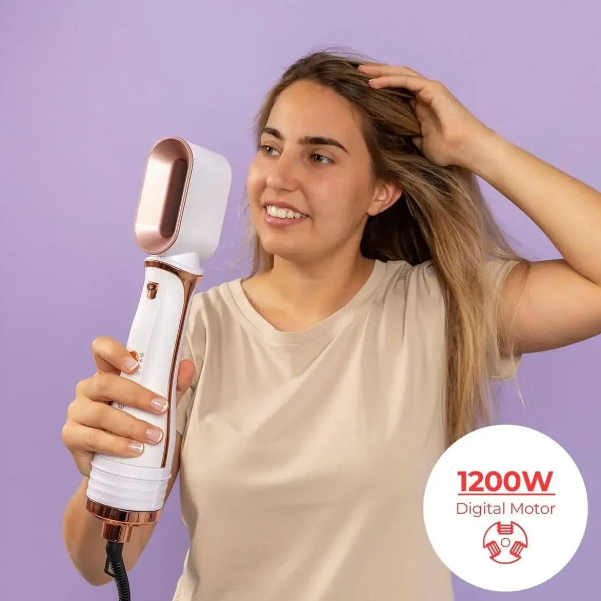 Moldeador de Pelo 5 en 1 con Tecnología Iónica SOLAC MD7405