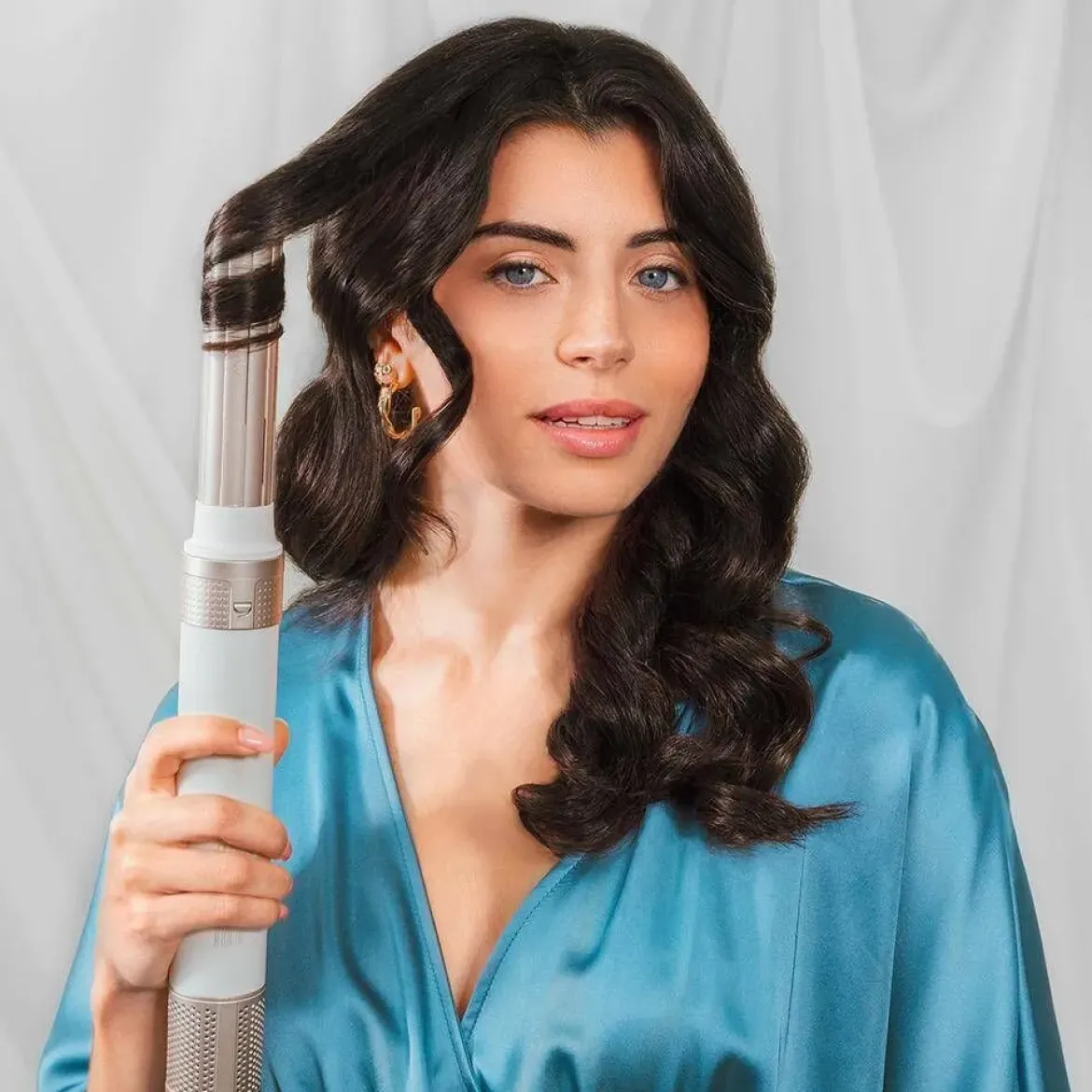 Moldeador Multifunción Bamba CeramicCare 14in1 AirGlam Champagne CECOTEC