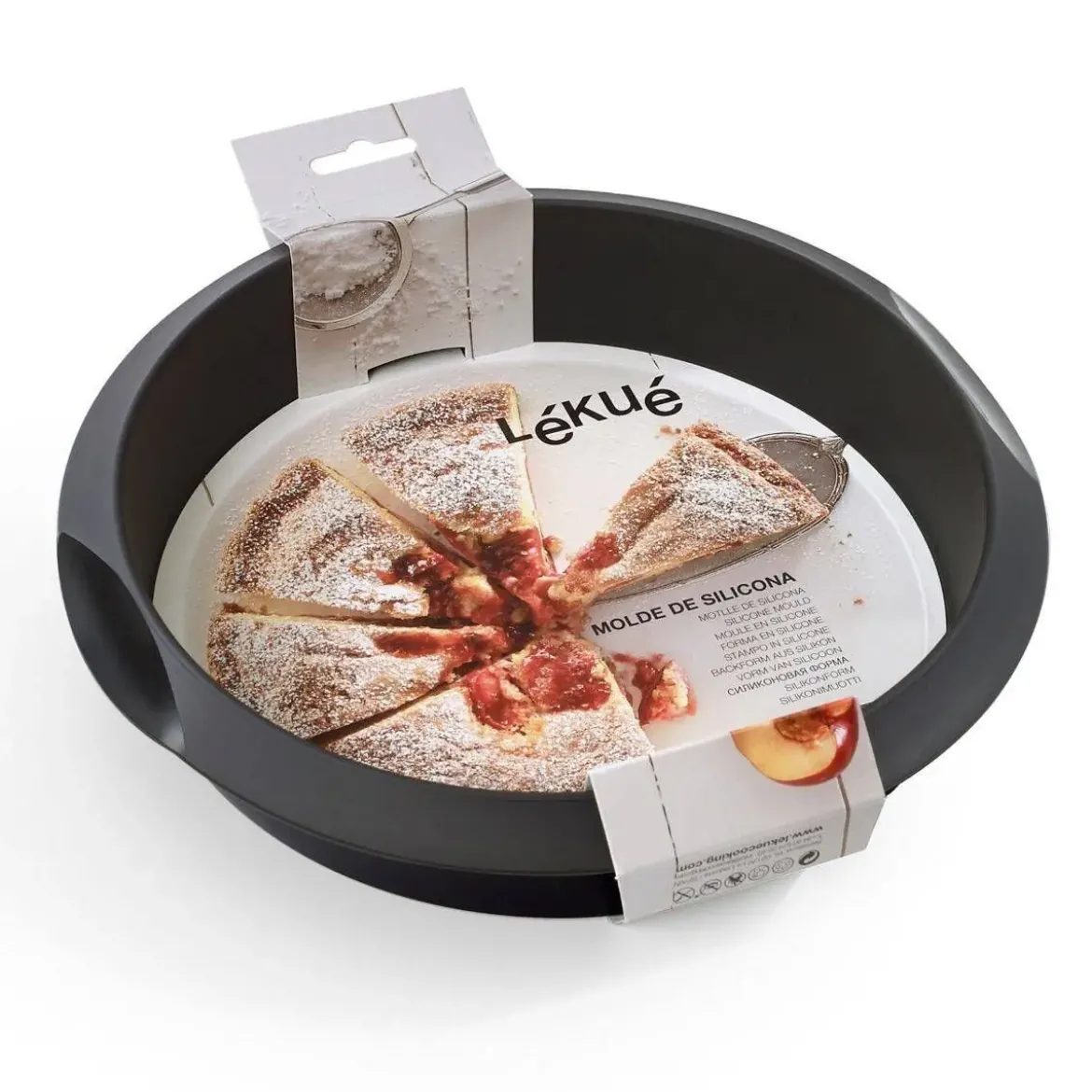 Molde de Repostería Redondo 26 cm Silicona LEKUE 887949