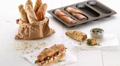 Molde de Silicona para Mini Baguette Marrón LEKUE 882623
