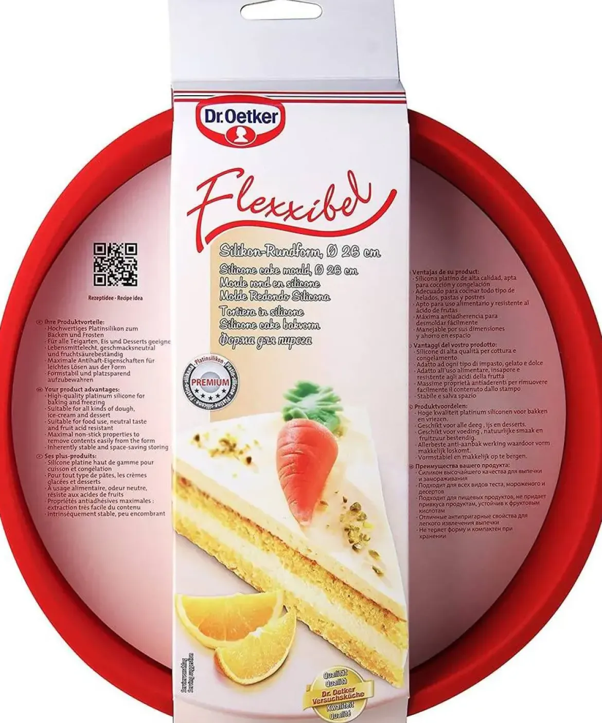 Molde para Tarta Flexible de 26 cm DR Oetker 1267