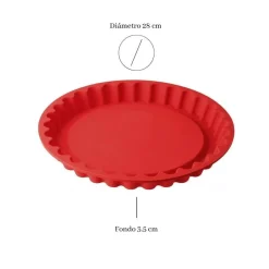 Molde Rizado para Tarta 28 cm FLEXXIBEL Dr Oetker 1268