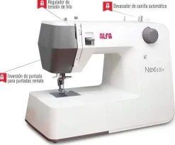 Máquina de Coser Alfa19 Diseños Ojal Automático NEXT 830+