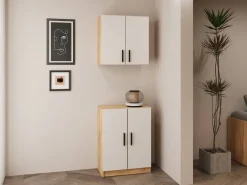 Mueble Auxiliar Alto 2 Puertas Mauvella-Beige ELBA A031EL13MVG