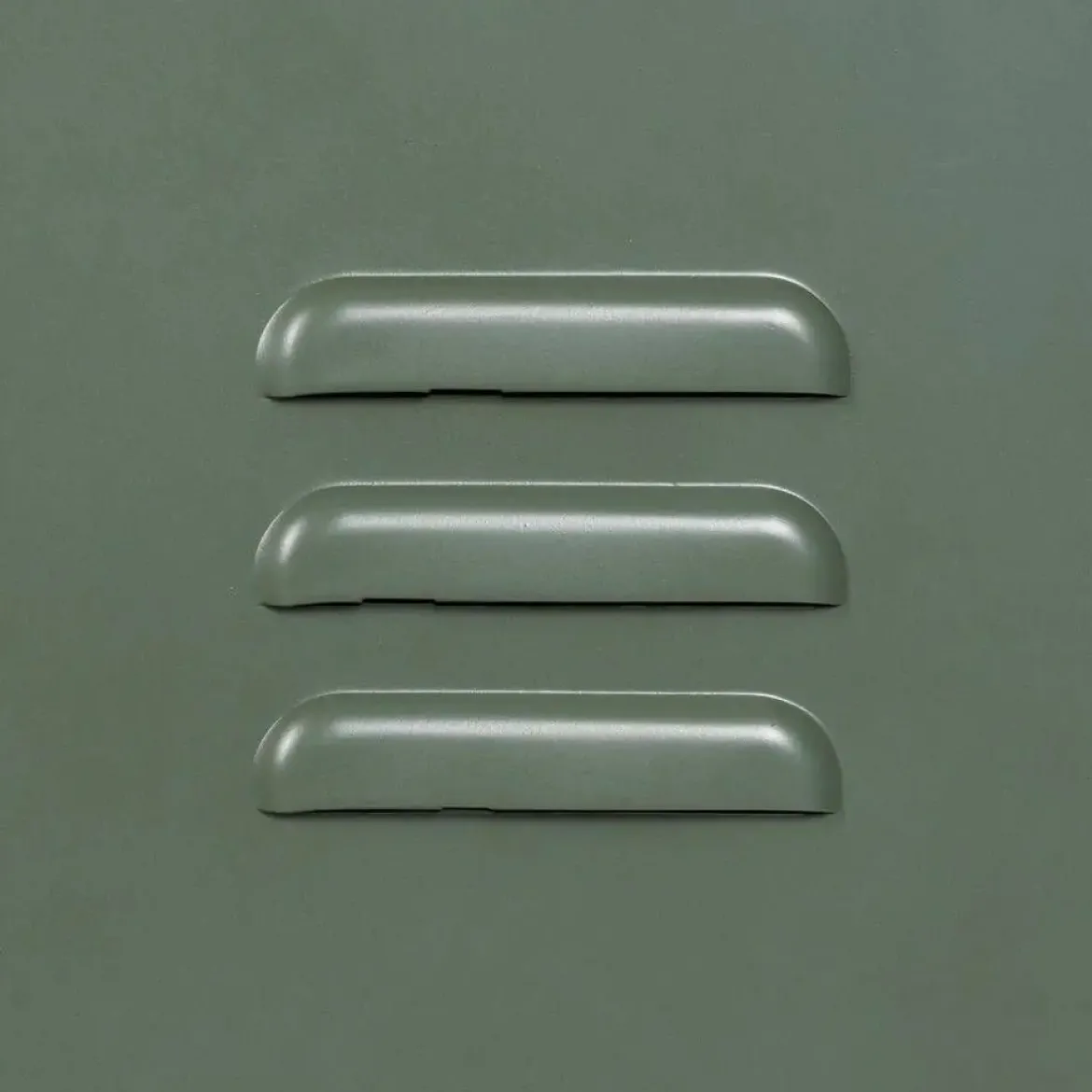 Mueble Auxiliar Verde Mental de Metal-Cristal 48x35x116 cm 611364