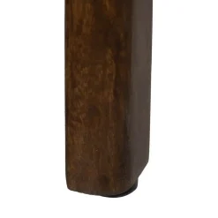 Mueble Bajo Marrón de Madera de Mango con 2 Puertas y 1 Hueco 97 cm 612861