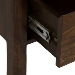 Mueble Bajo Marrón de Madera de Mango con 2 Puertas y 1 Hueco 97 cm 612861