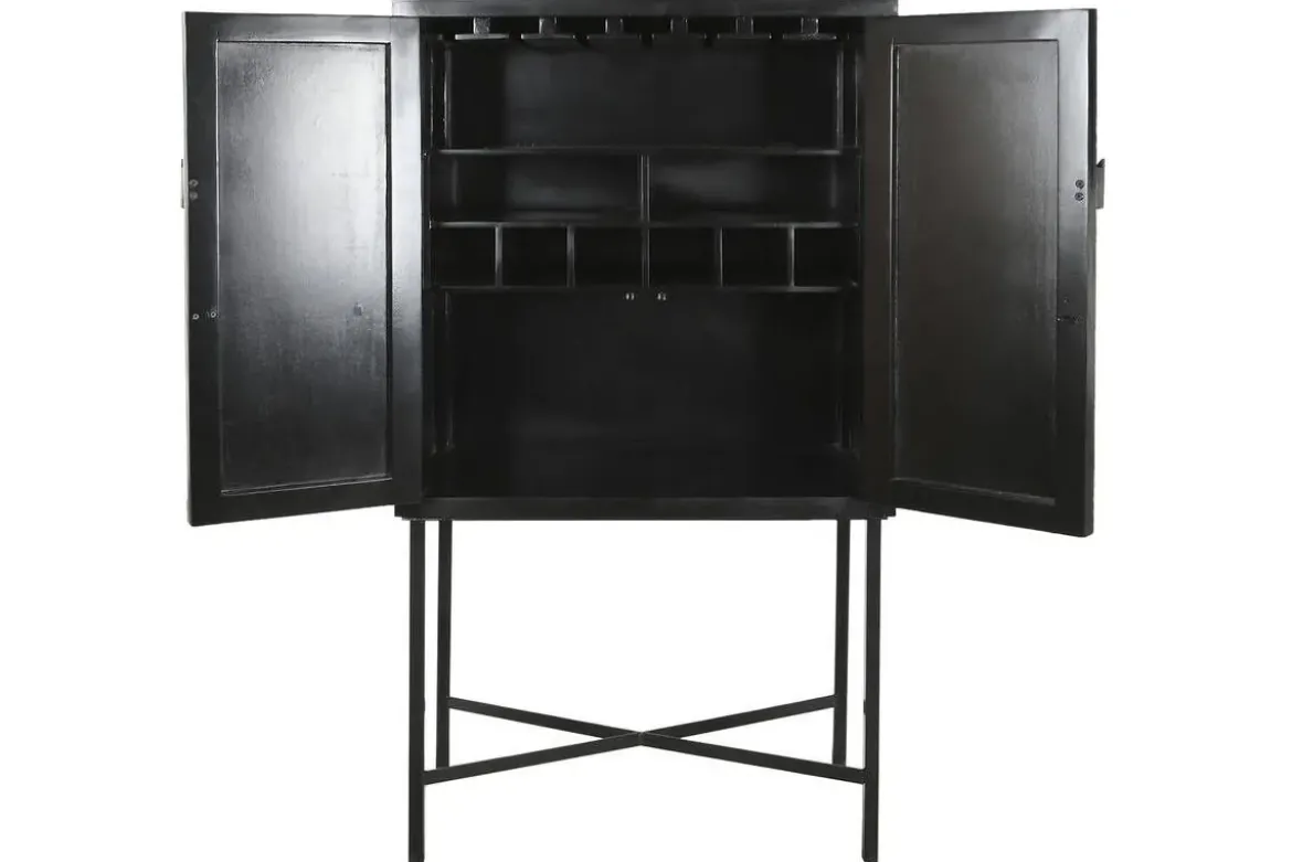 Mueble Bar Hierro y Hueso 80 cm Taracea Bicolor MB-208403