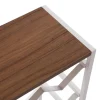 Mueble Botellero 12 Botellas de Madera MDF-Metal Blanco 21300086