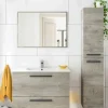 Mueble de Baño con 2 Cajones y Espejo 305422C AIR