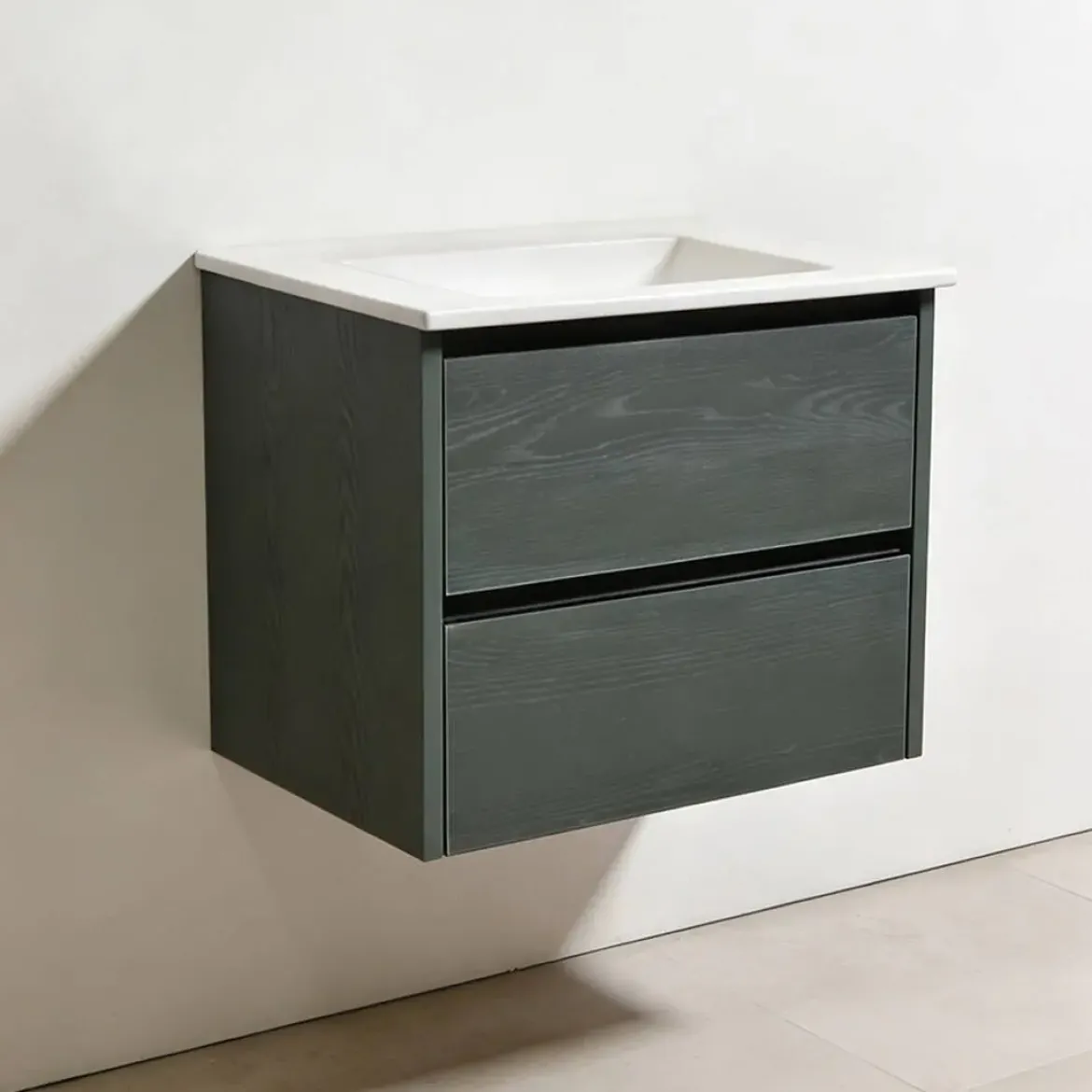 Mueble de Baño de 60 cm con 2 Cajones FAMILY TECH