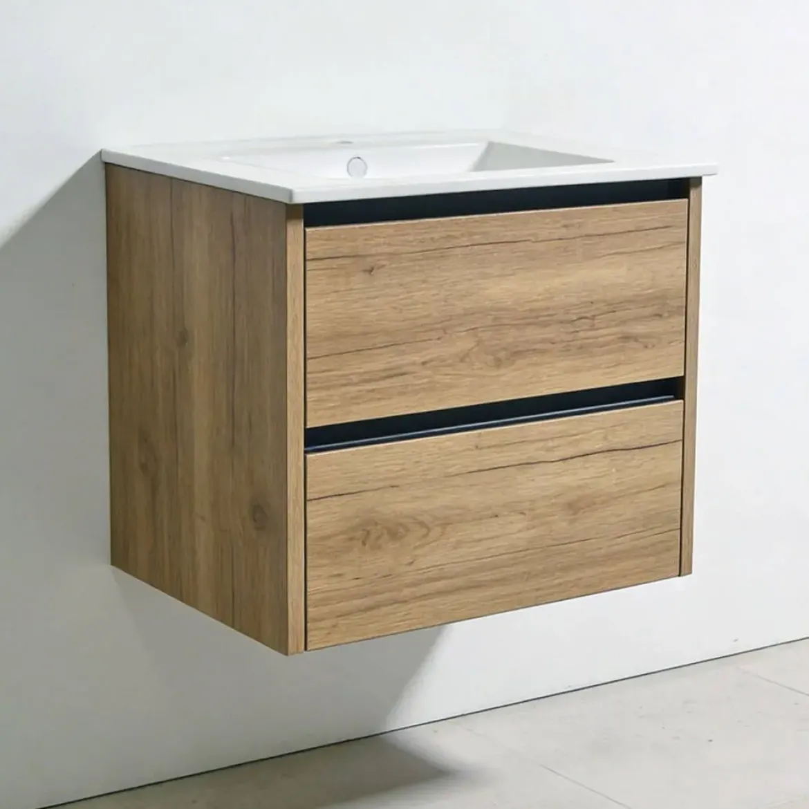 Mueble de Baño de 60 cm con 2 Cajones FAMILY TECH