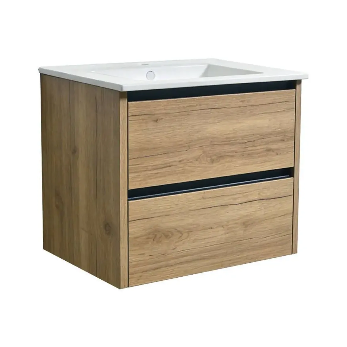 Mueble de Baño de 60 cm con 2 Cajones FAMILY TECH