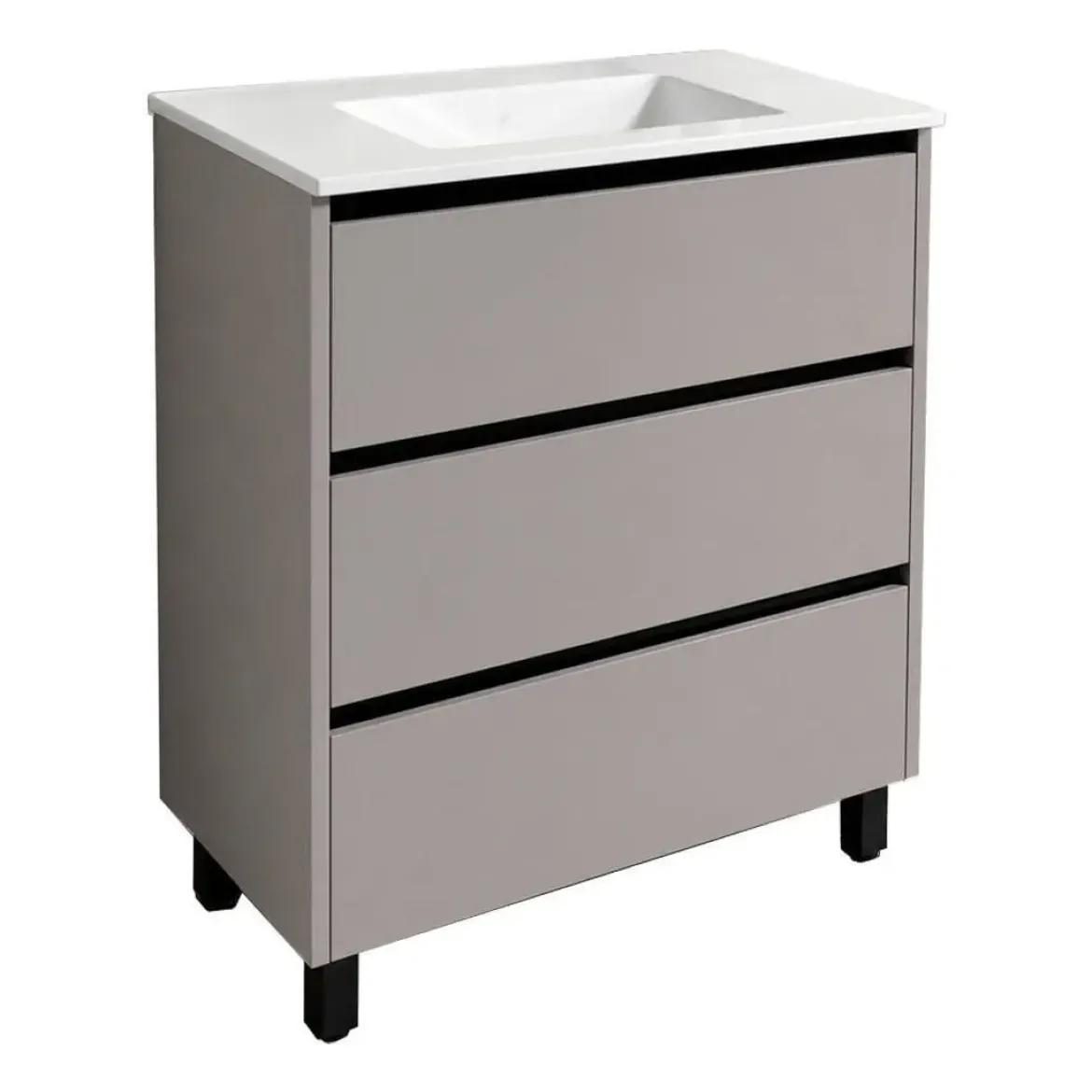 Mueble de Baño de 60 cm con 3 Cajones FAMILY TECH