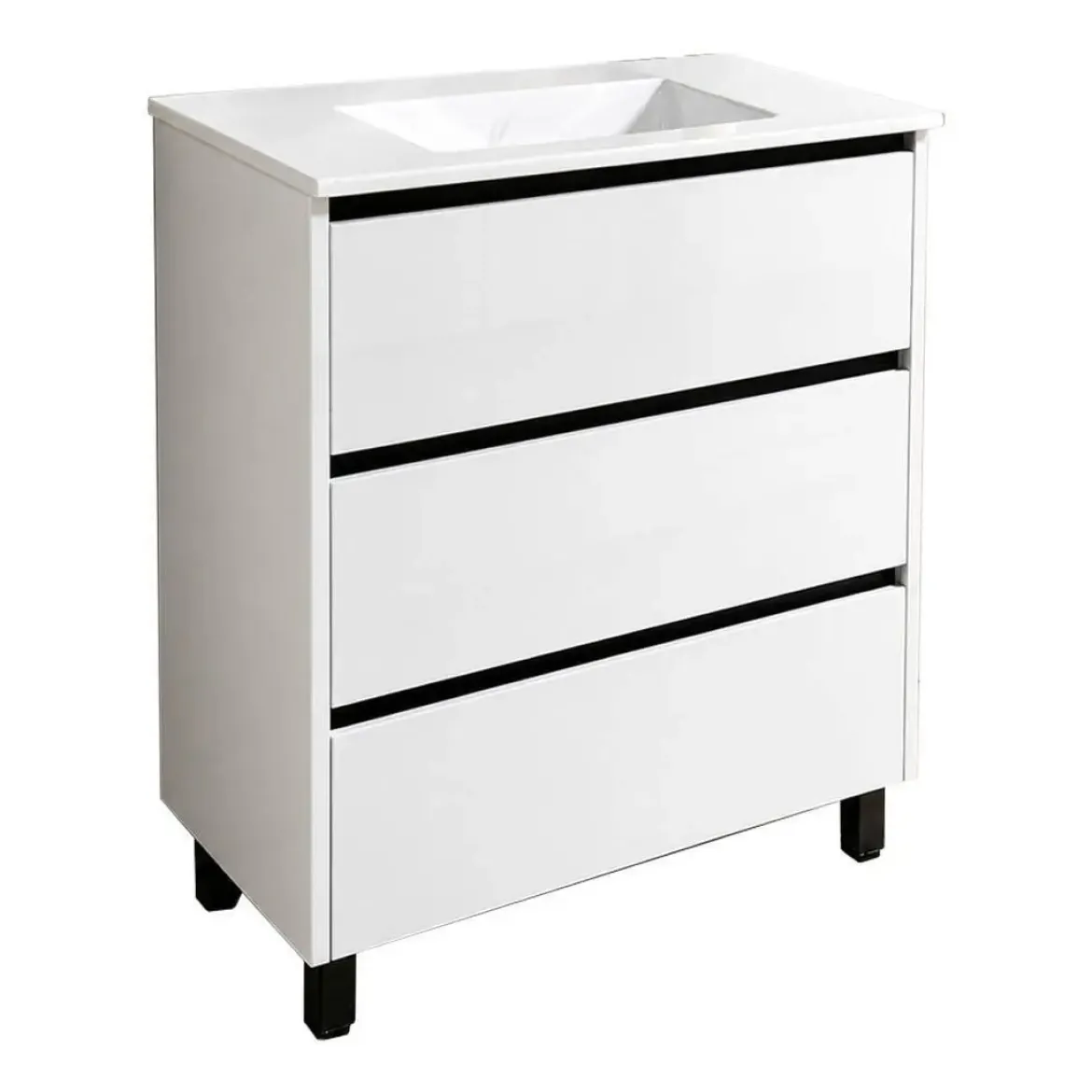 Mueble de Baño de 60 cm con 3 Cajones FAMILY TECH