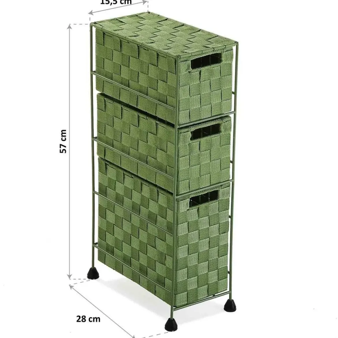 Mueble de Baño Verde con 3 cajones 19487104