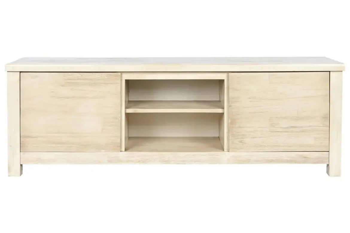 Mueble de TV Acacia Natural 2 Puertas 160 cm MB-209026